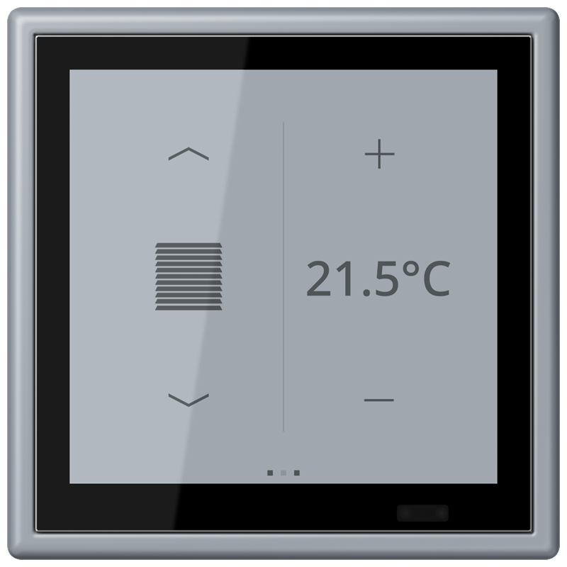 Изображение LC459D1S257  KNX комнатный контроллер LS TOUCH - завод JUNG