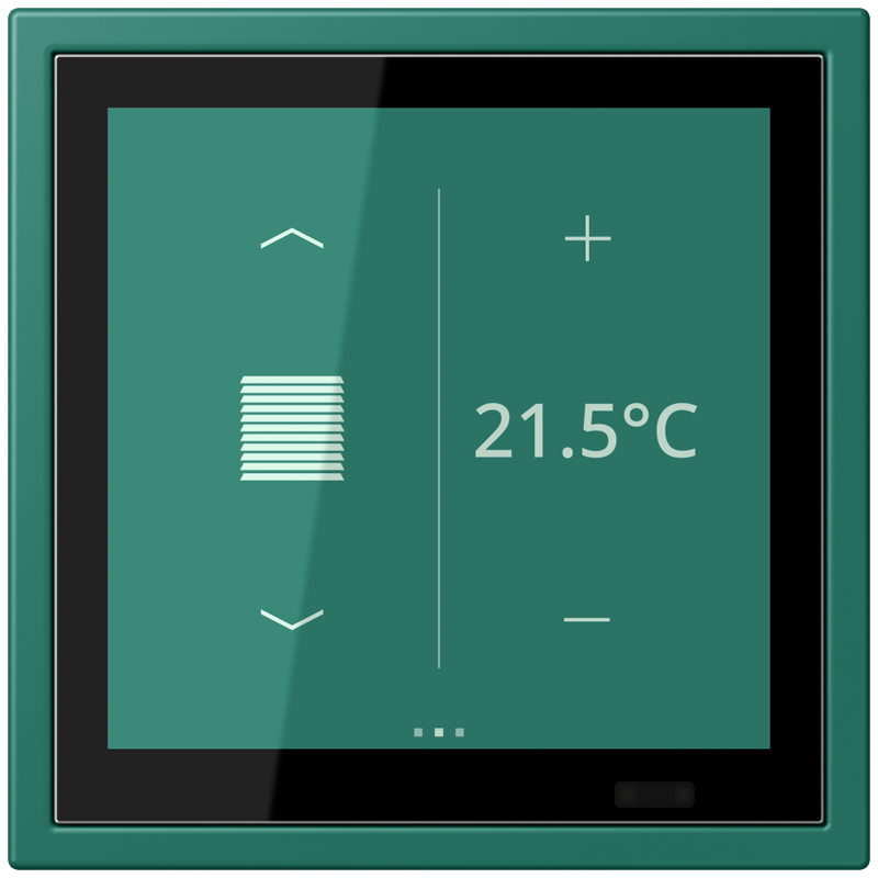 Изображение LCZ459BFD1S216  KNX комнатный контроллер LS TOUCH - завод JUNG
