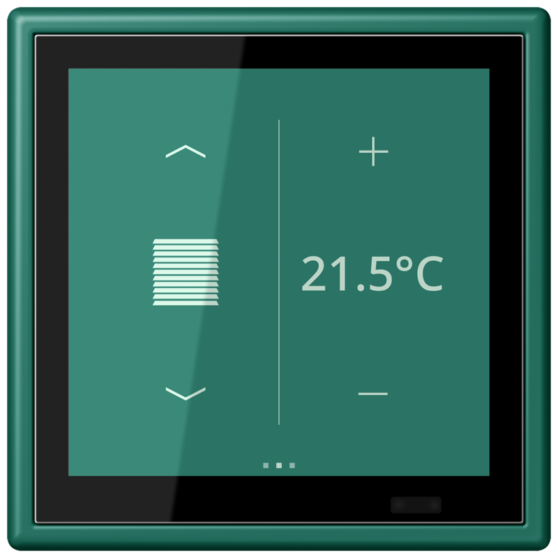 Изображение LC459D1S216  KNX комнатный контроллер LS TOUCH - завод JUNG