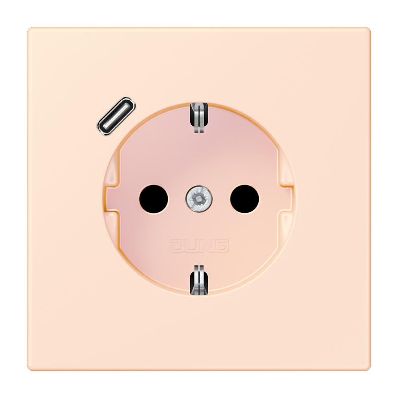Изображение LC1520-18C226  SCHUKO® socket with USB charger - завод JUNG