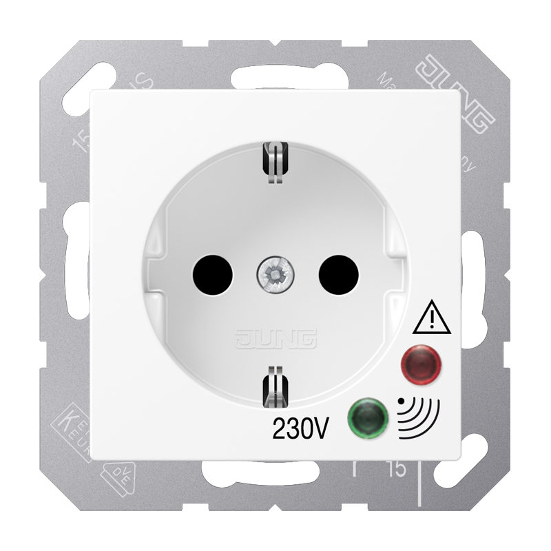 Изображение A521UFWW  SCHUKO®-розетка 16 A / 250 B ~ - завод JUNG