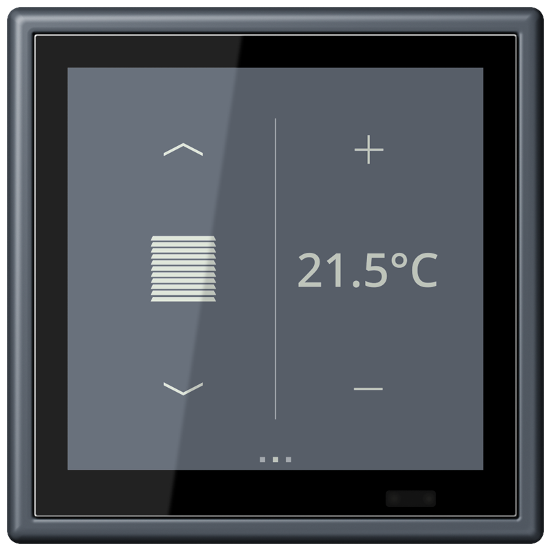 Изображение LC459D1S262  KNX комнатный контроллер LS TOUCH - завод JUNG