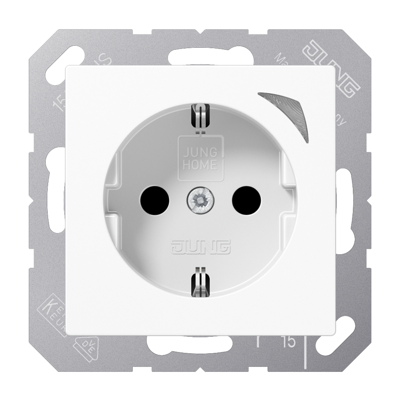 Изображение BTA1521SEWW  JUNG HOME SCHUKO® розетка Energy - завод JUNG