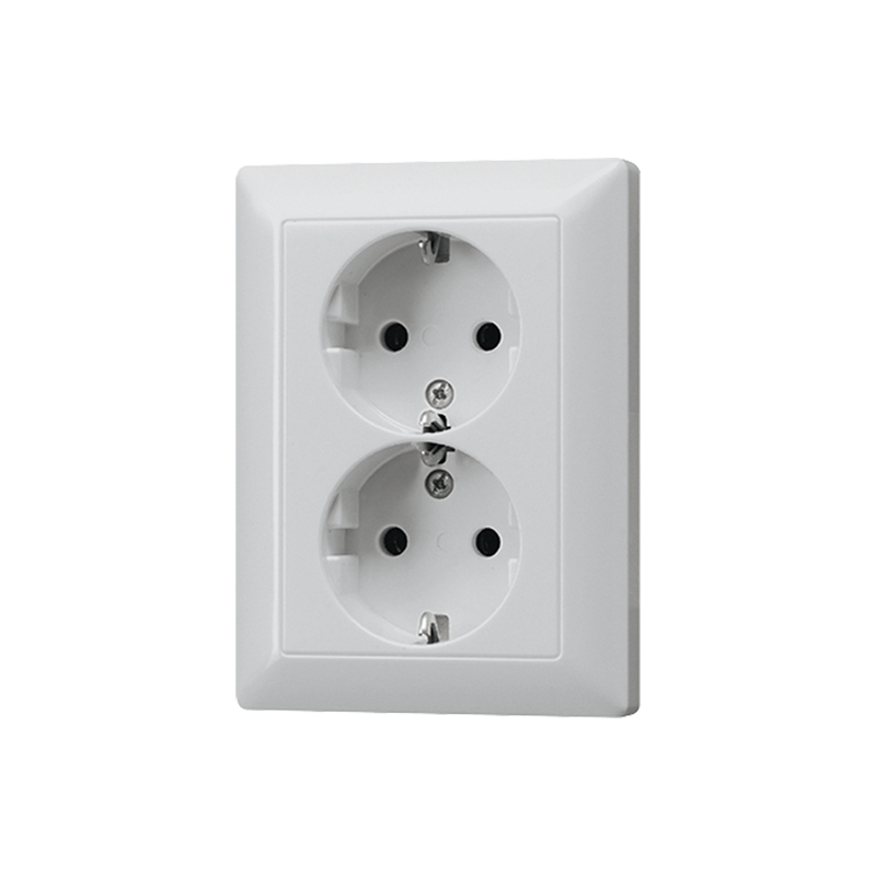 Изображение AL5022KI-L  SCHUKO®-розетка 2-ная 16 A / 250 B ~ - завод JUNG