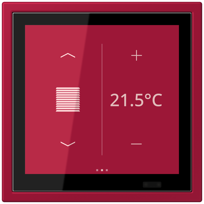Изображение LCZ459BFD1S229  KNX комнатный контроллер LS TOUCH - завод JUNG