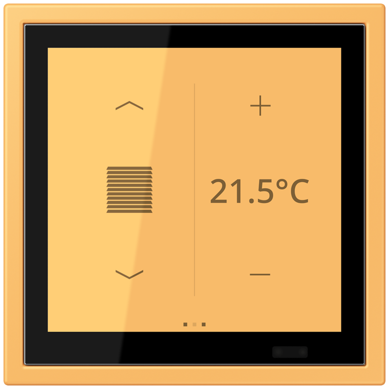 Изображение LCZ459BFD1S254  KNX комнатный контроллер LS TOUCH - завод JUNG