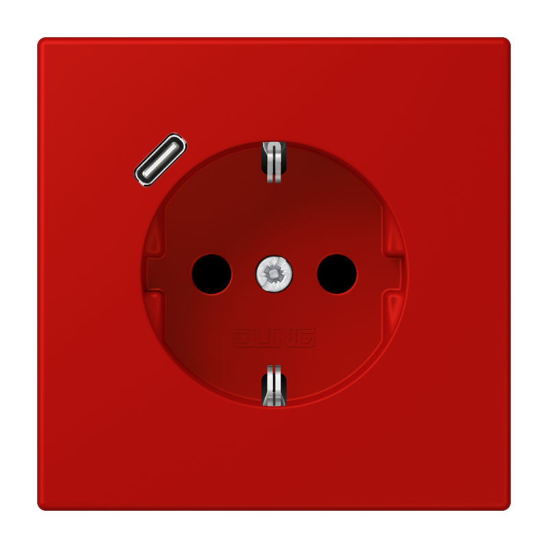 Изображение LC1520-18C227  SCHUKO® socket with USB charger - завод JUNG