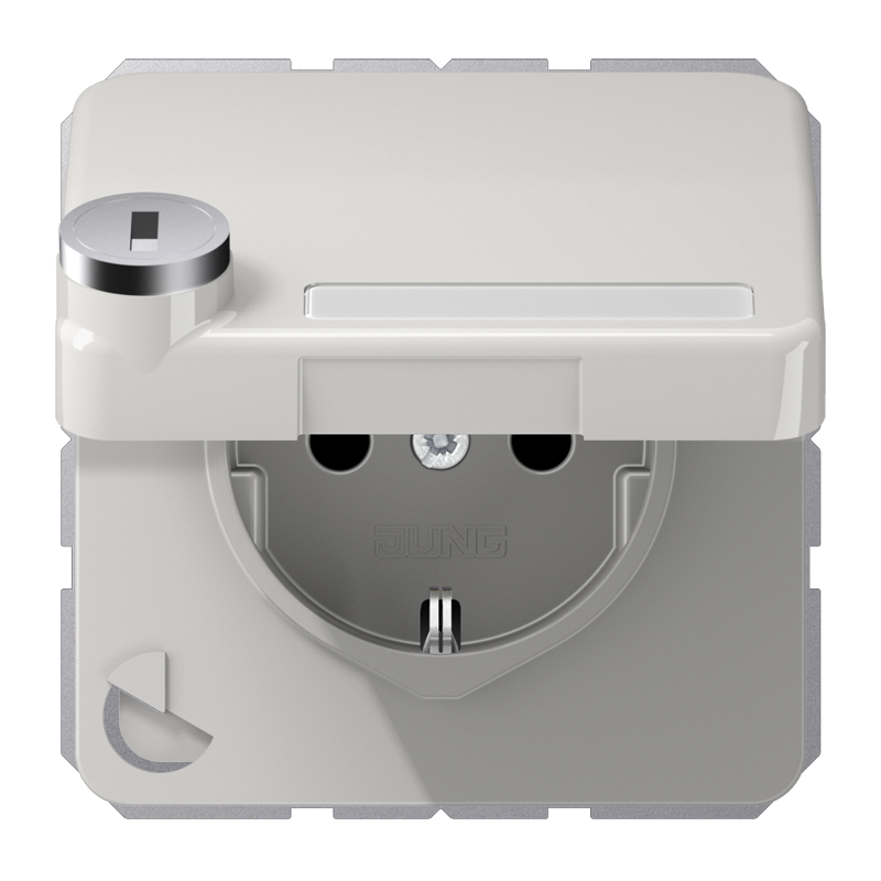 Изображение CD1520NAKLSLLG  SCHUKO®-розетка 16 A / 250 B ~ - завод JUNG