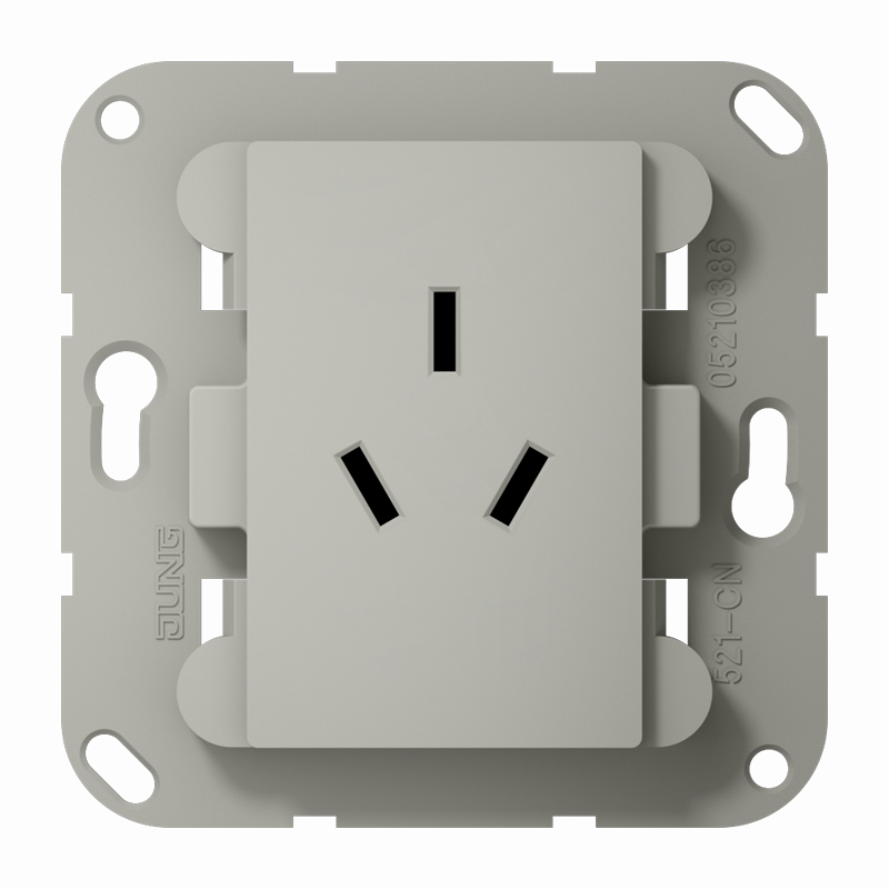 Изображение 2521-16CNGR  Socket insert, Chinese system - завод JUNG