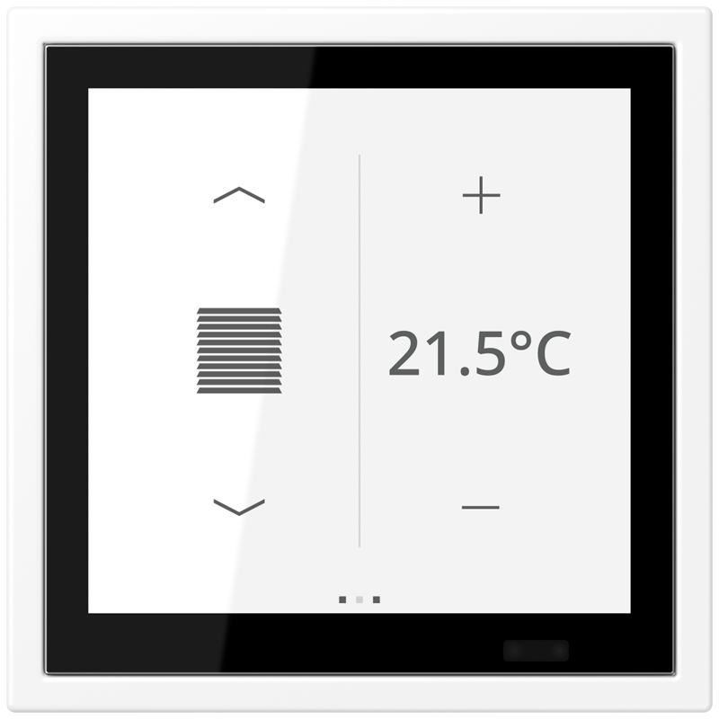 Изображение LSZ459BFD1SWWM  KNX комнатный контроллер LS TOUCH - завод JUNG