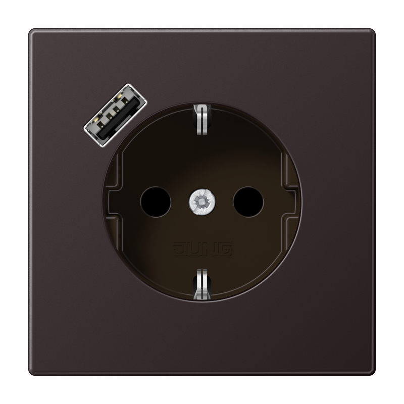 Изображение AL1520-18AD  SCHUKO® socket with USB charger - завод JUNG