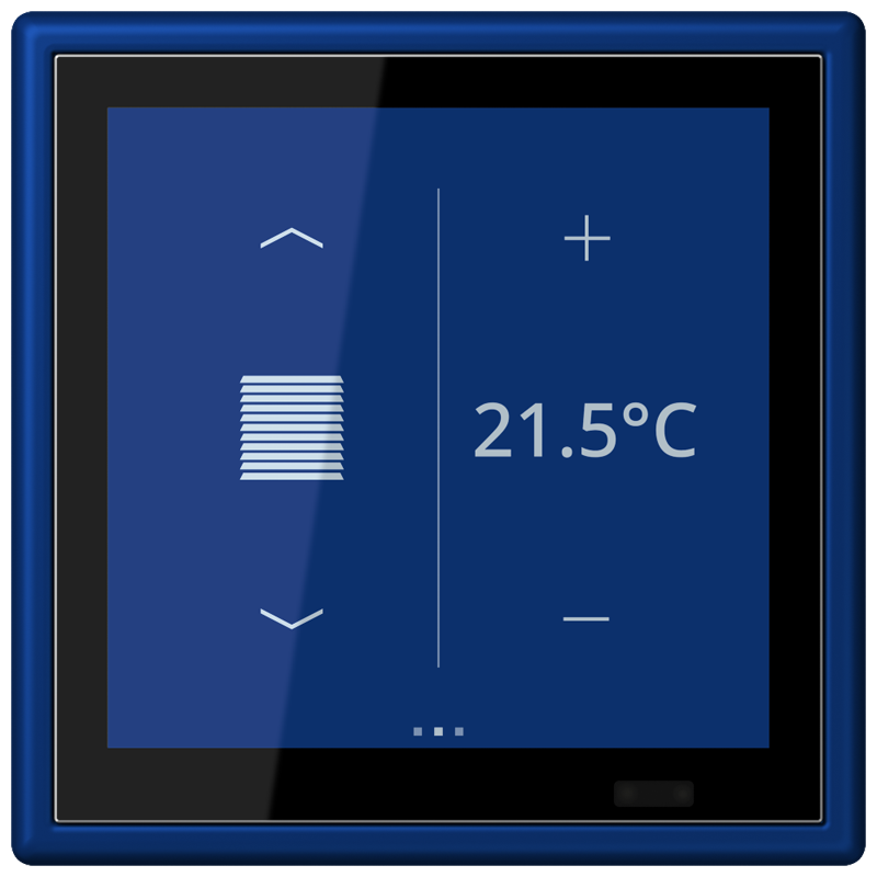 Изображение LC459D1S261  KNX комнатный контроллер LS TOUCH - завод JUNG