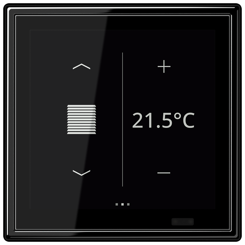 Изображение LS459D1SSW  KNX комнатный контроллер LS TOUCH - завод JUNG