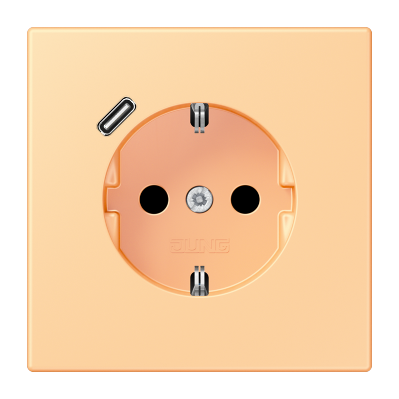 Изображение LC1520-18C258  SCHUKO® socket with USB charger - завод JUNG