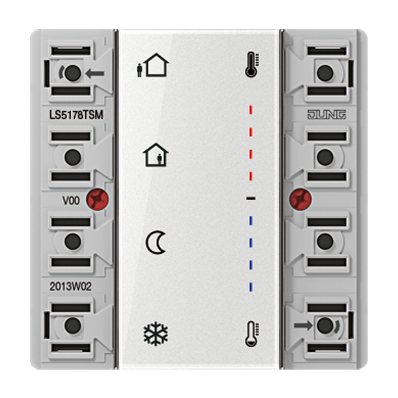 Изображение LS5178TSM  KNX комнатный контроллер, 2 группы - завод JUNG