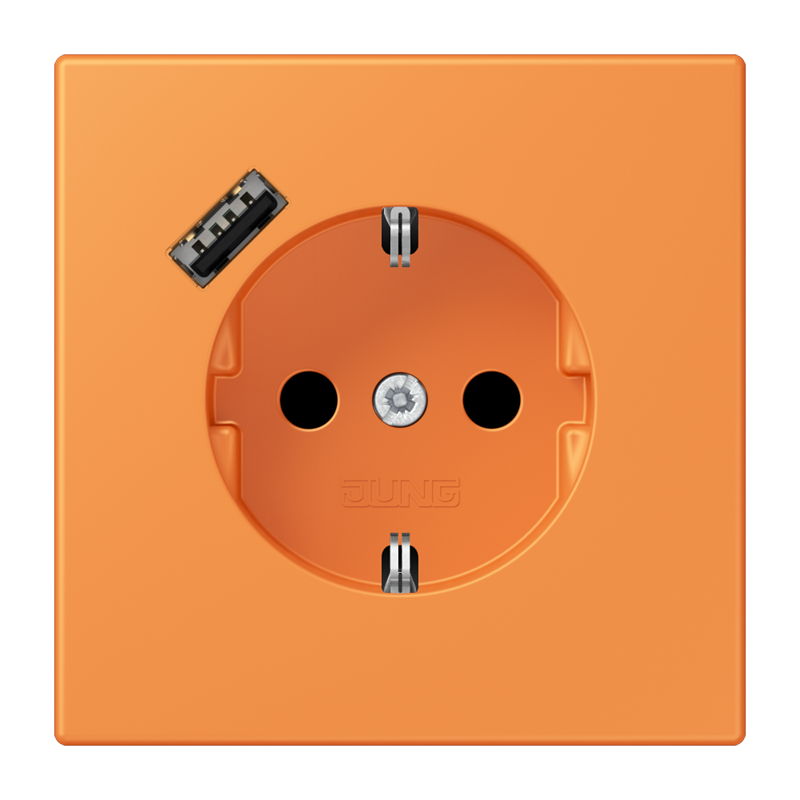 Изображение LC1520-18A225  SCHUKO® socket with USB charger - завод JUNG