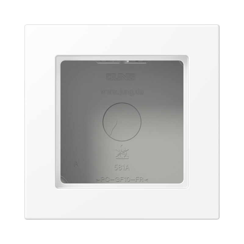 Изображение A5581BFAWWM  Surface cap, 1-gang - завод JUNG