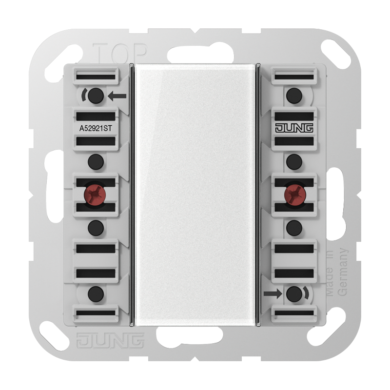 Изображение A52921ST  KNX кнопочный модуль универсальный, 2 группы - завод JUNG