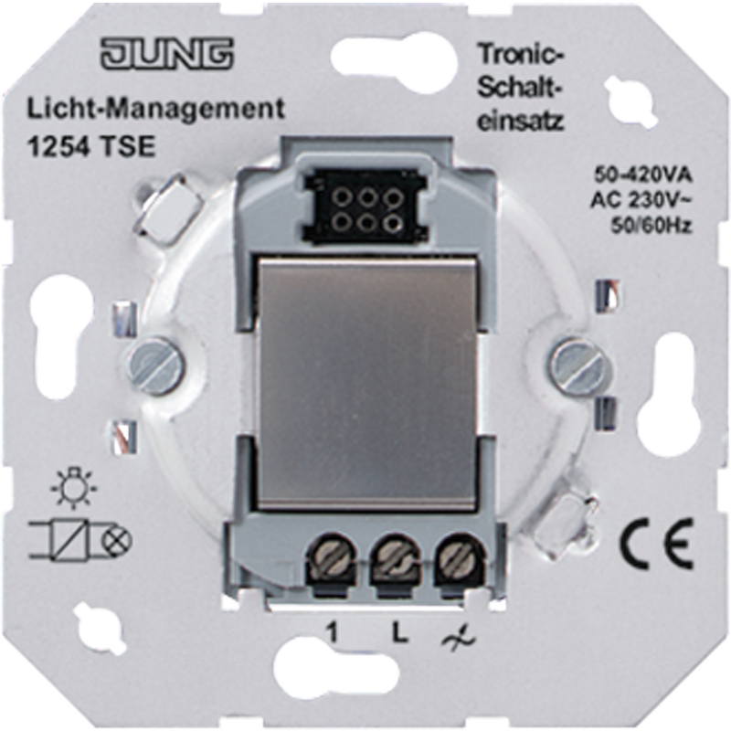 Изображение 1254TSE  TRONIC вставка "бесшумного включения" - завод JUNG