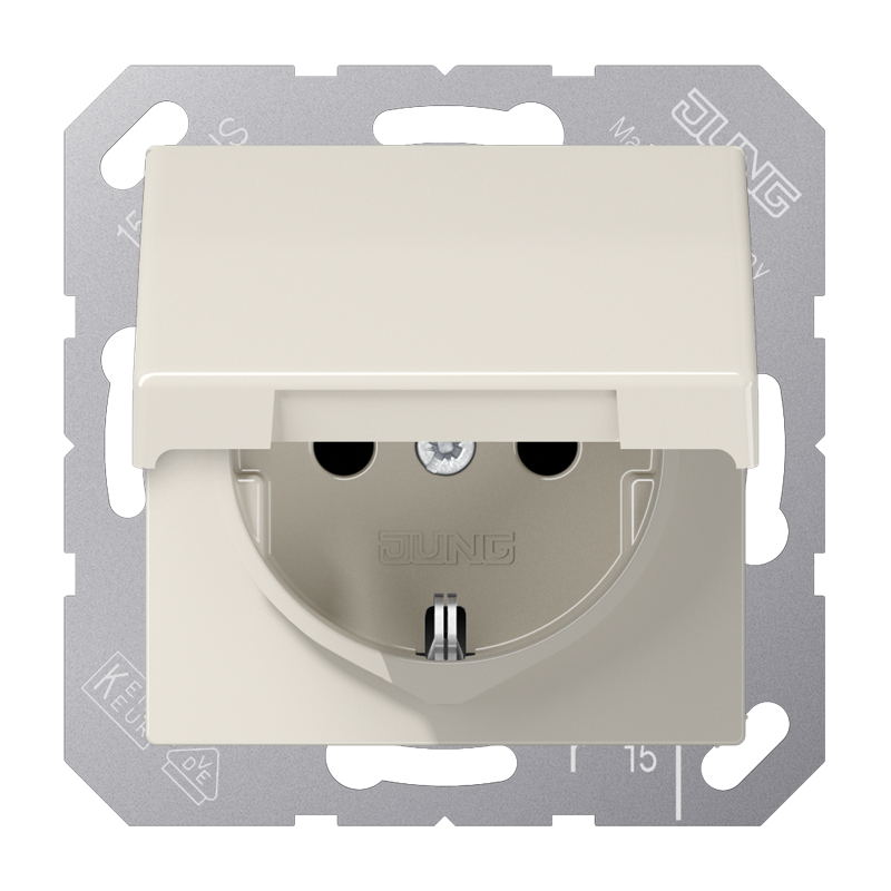 Изображение AS1521BFKL  SCHUKO®-розетка 16 A / 250 B ~ - завод JUNG