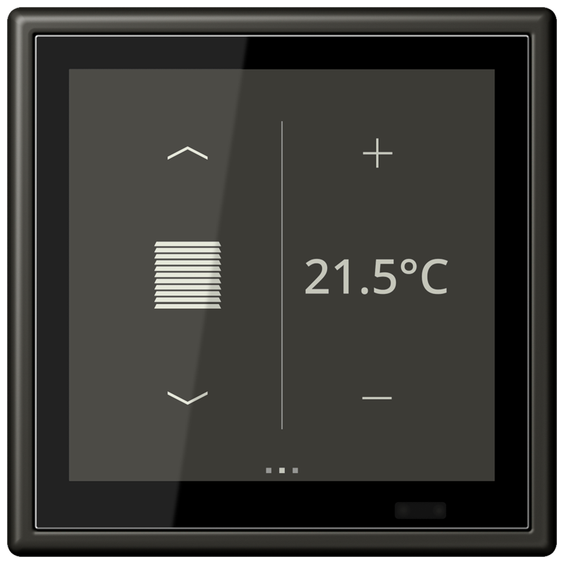 Изображение LC459D1S259  KNX комнатный контроллер LS TOUCH - завод JUNG