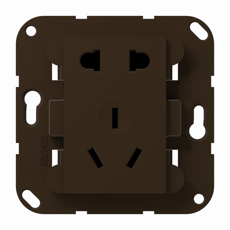 Изображение 2521-5CNBR  Socket insert, Chinese system - завод JUNG