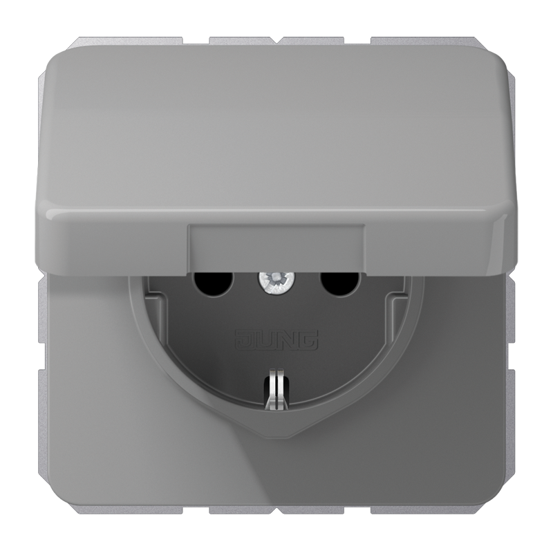 Изображение CD1521BFKLGR  SCHUKO®-розетка 16 A / 250 B ~ - завод JUNG