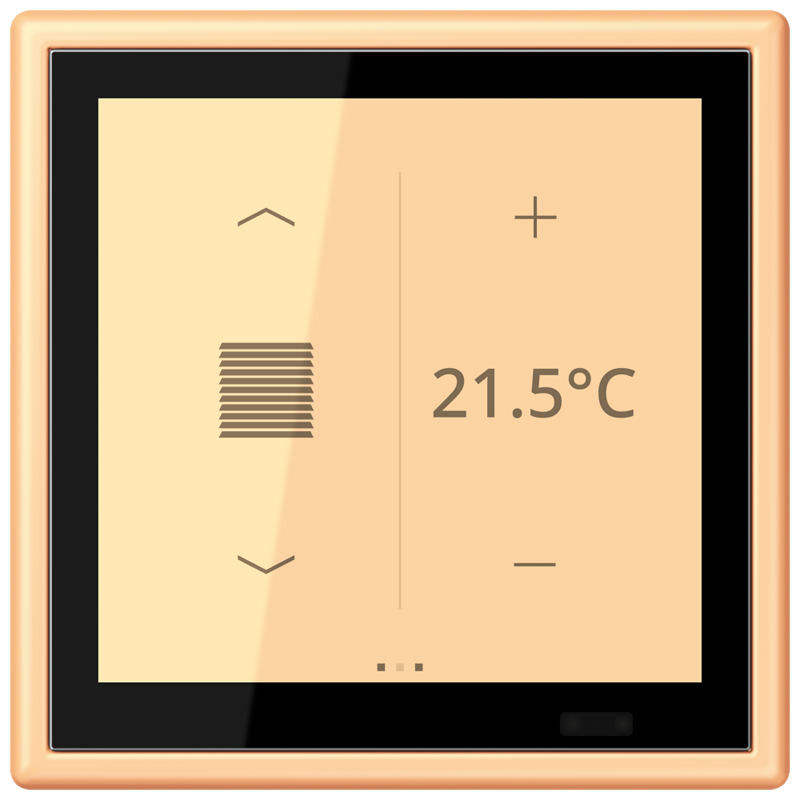 Изображение LC459D1S258  KNX комнатный контроллер LS TOUCH - завод JUNG