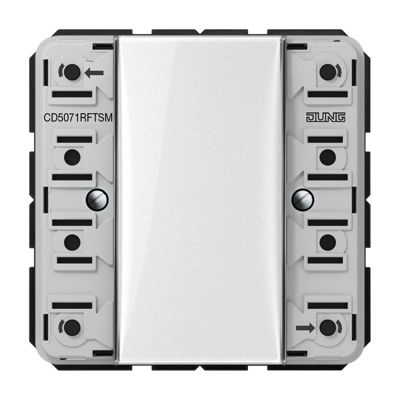 Изображение CD5071RFTSM  KNX радио кнопочный модуль, 1 группа - завод JUNG