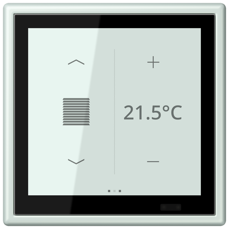 Изображение LC459D1S215  KNX комнатный контроллер LS TOUCH - завод JUNG