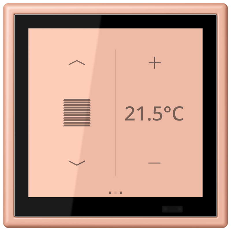 Изображение LC459D1S231  KNX комнатный контроллер LS TOUCH - завод JUNG