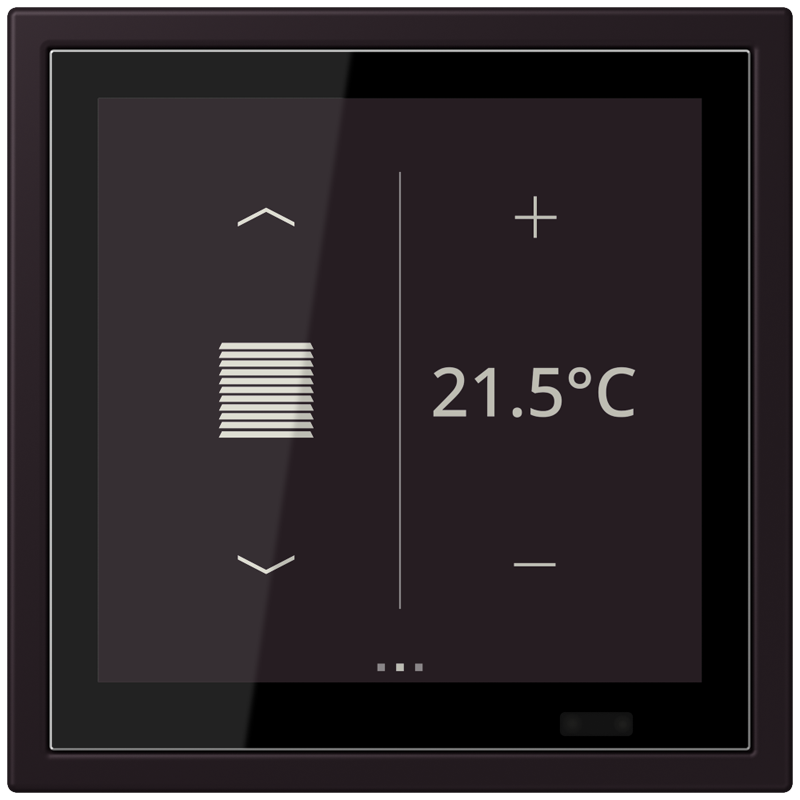 Изображение LCZ459BFD1S248  KNX комнатный контроллер LS TOUCH - завод JUNG