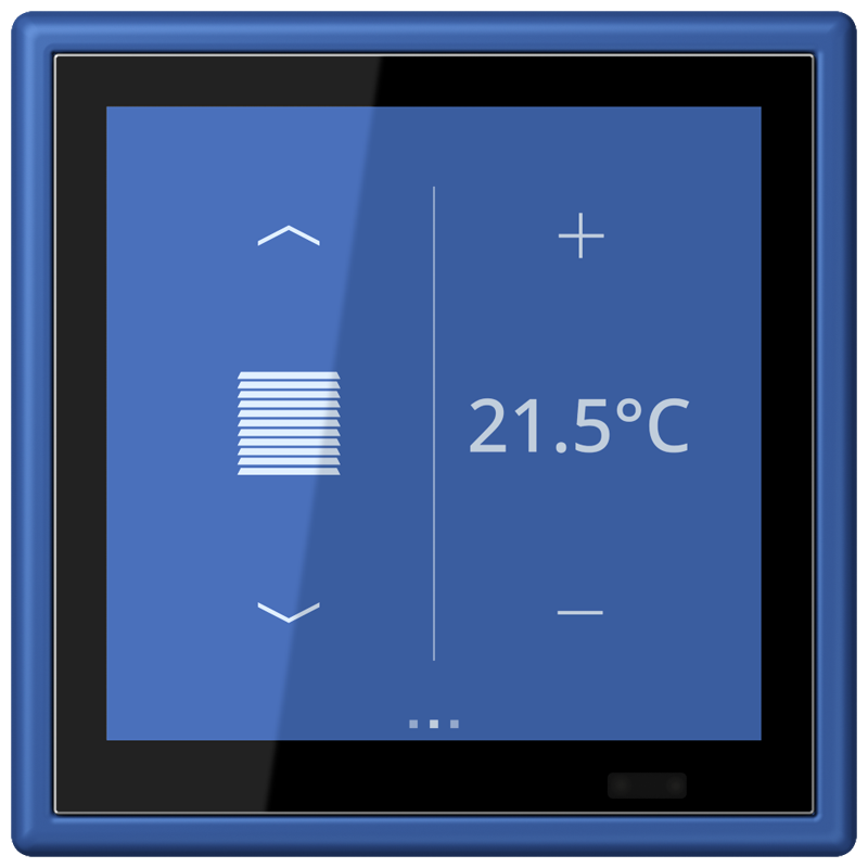 Изображение LC459D1S253  KNX комнатный контроллер LS TOUCH - завод JUNG