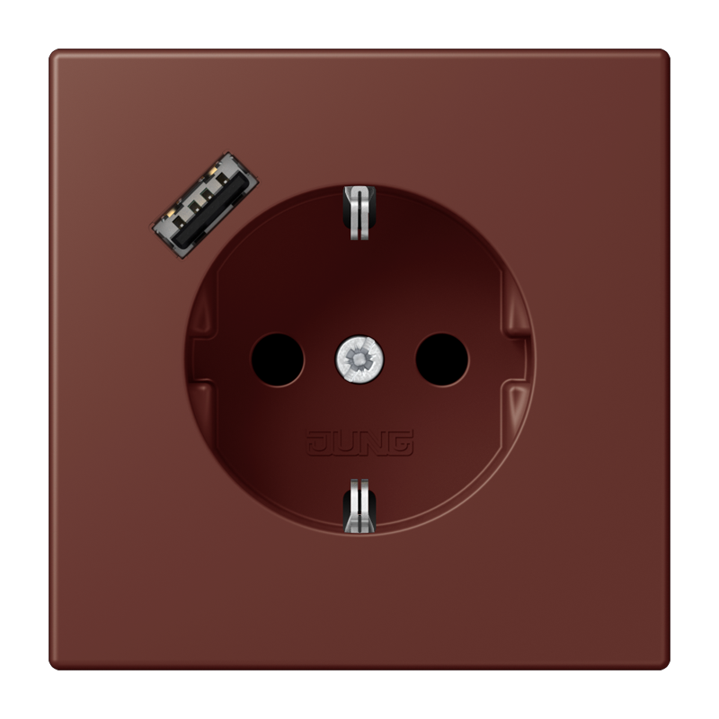 Изображение LC1520-18A235  SCHUKO® socket with USB charger - завод JUNG