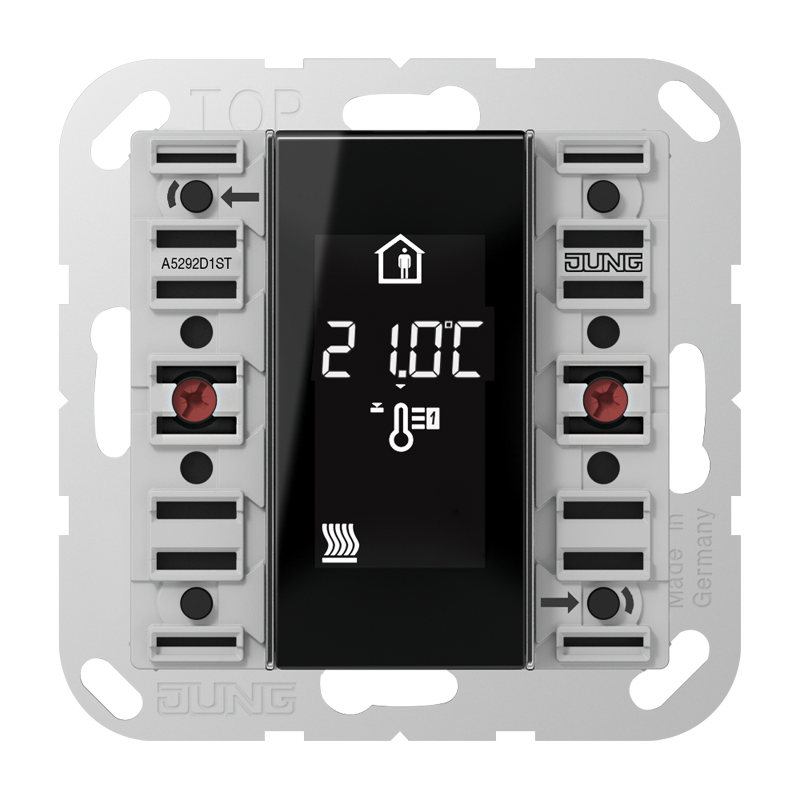 Изображение A5292D1ST  KNX комнатный контроллер модуль, 2 группы - завод JUNG