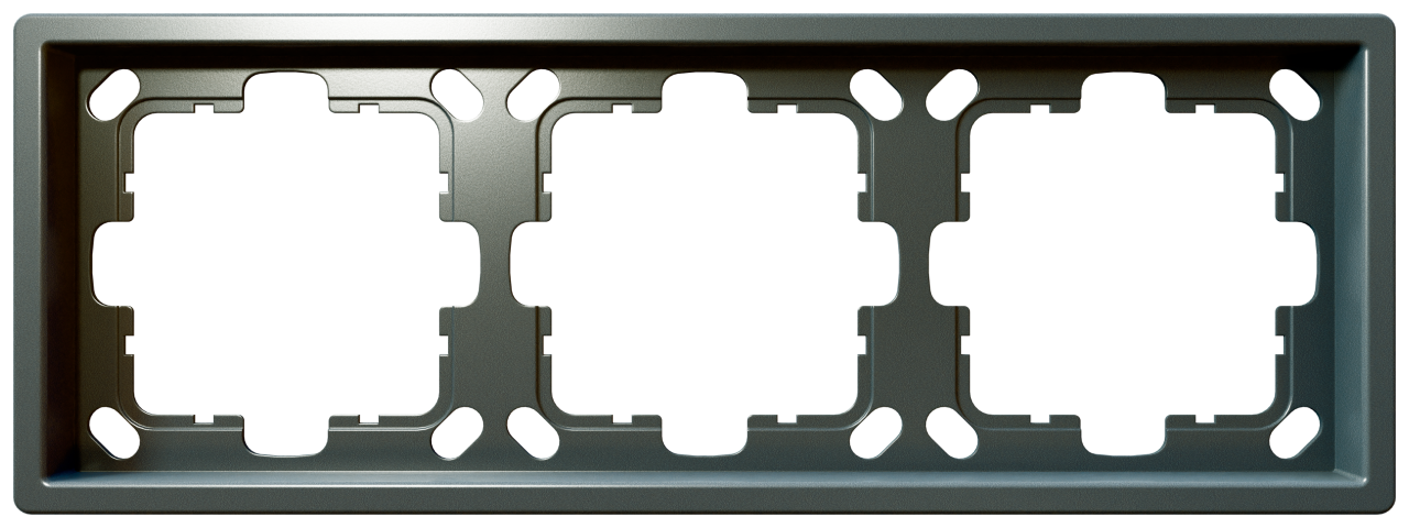 Изображение FD1003NI Рамка 3-кратная - FD (никель) - завод JASMART