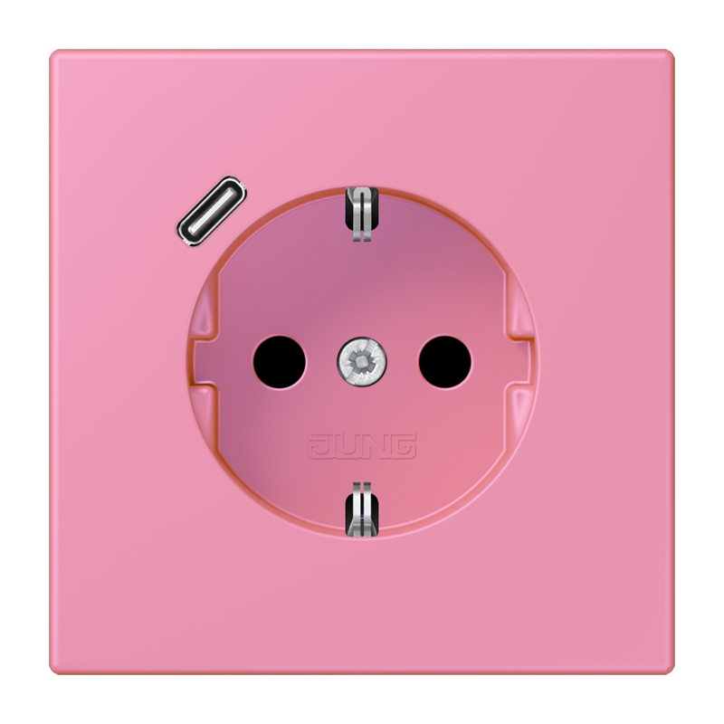 Изображение LC1520-18C246  SCHUKO® socket with USB charger - завод JUNG