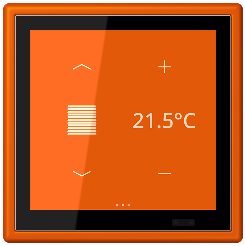 Изображение LC459D1S260  KNX комнатный контроллер LS TOUCH - завод JUNG