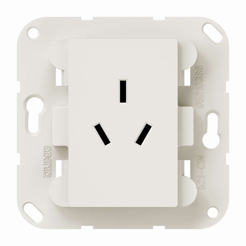 Изображение 2521-16CNWW  Socket insert, Chinese system - завод JUNG