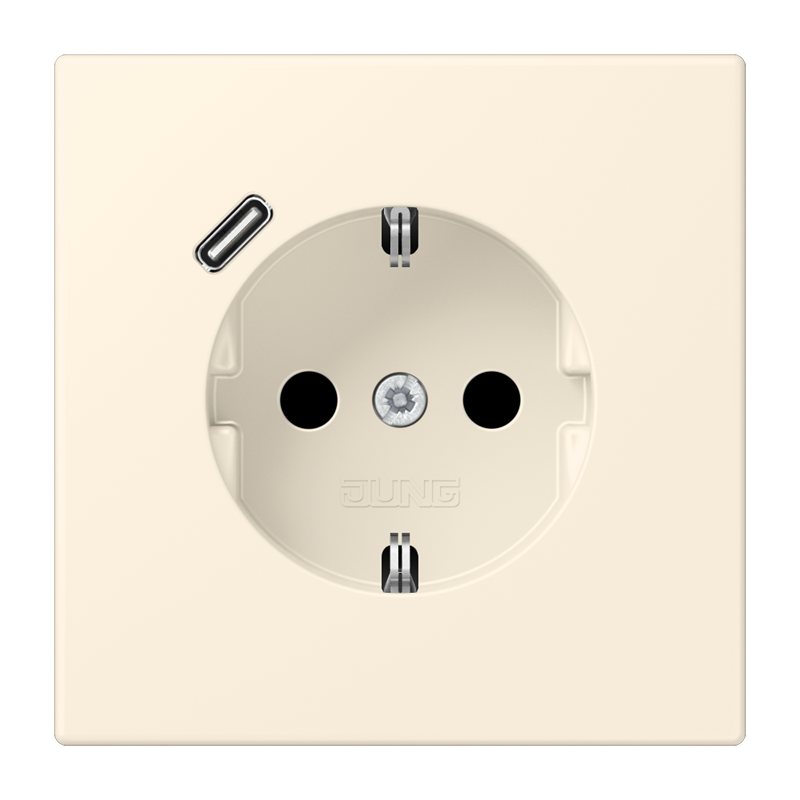 Изображение LC1520-18C245  SCHUKO® socket with USB charger - завод JUNG