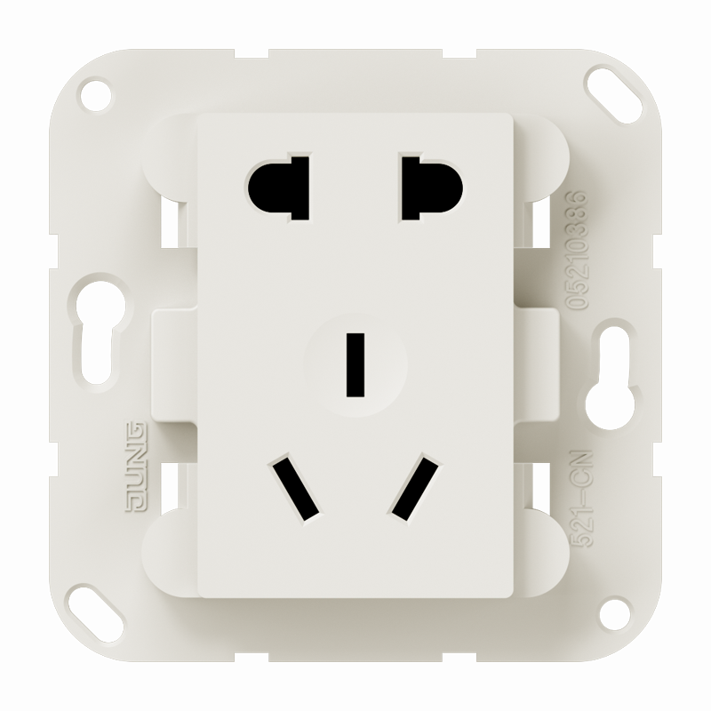 Изображение 2521-5CNWW  Socket insert, Chinese system - завод JUNG