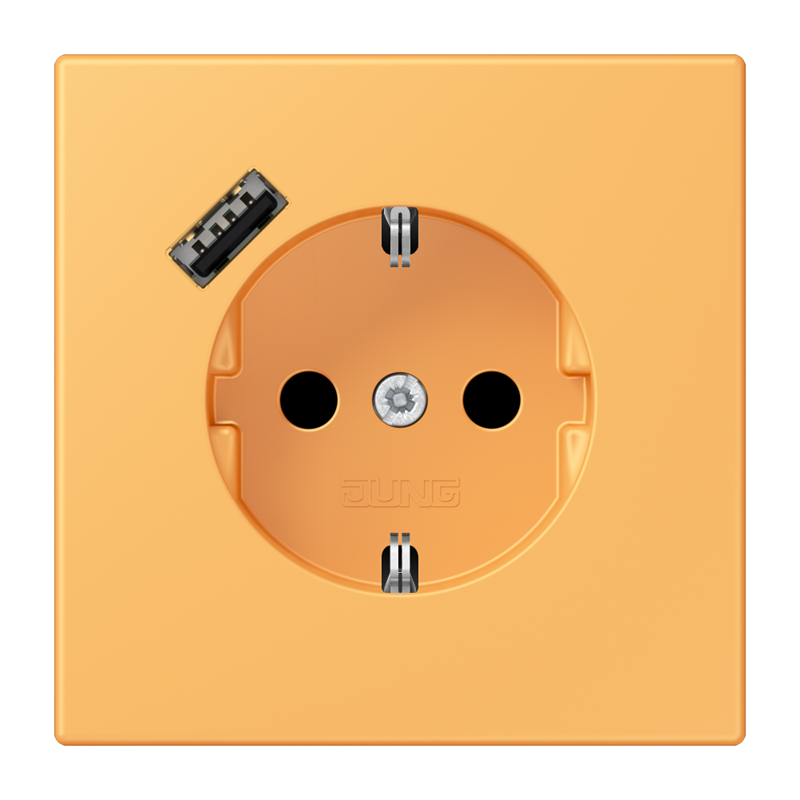Изображение LC1520-18A254  SCHUKO® socket with USB charger - завод JUNG
