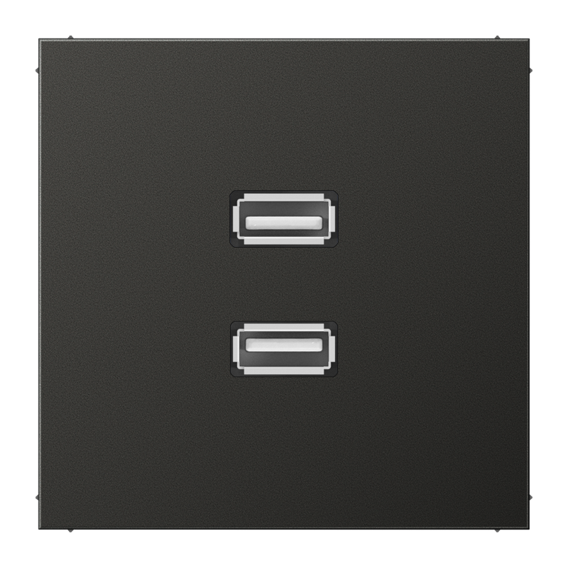 Изображение MAAL1153AN  2 x USB 2.0 - завод JUNG