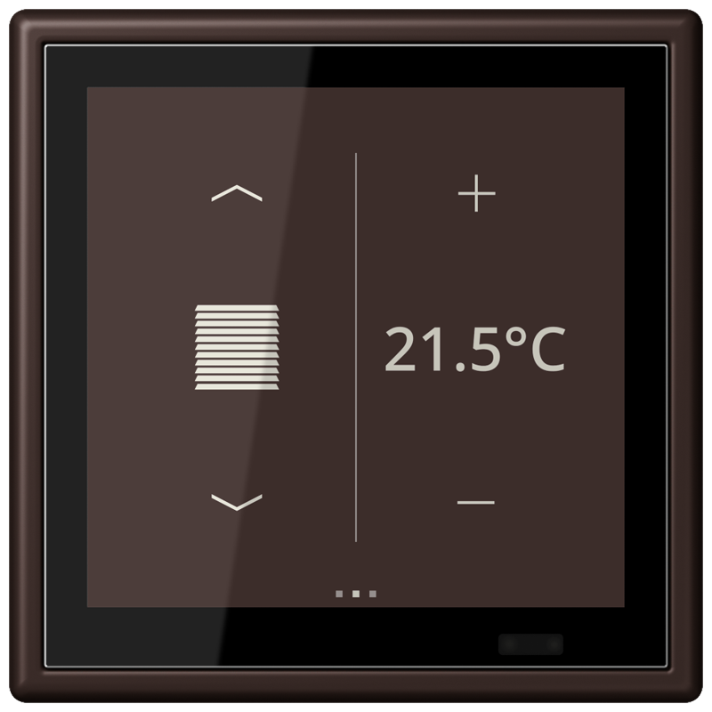 Изображение LC459D1S252  KNX комнатный контроллер LS TOUCH - завод JUNG