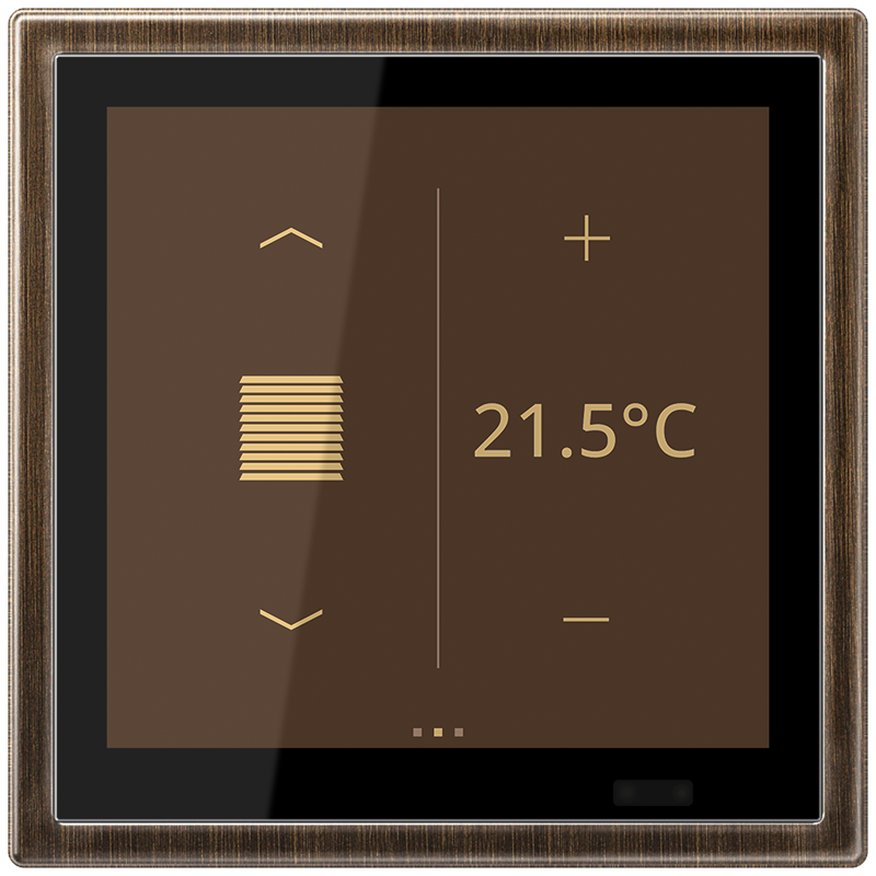 Изображение ME459D1S86AT  KNX комнатный контроллер LS TOUCH - завод JUNG