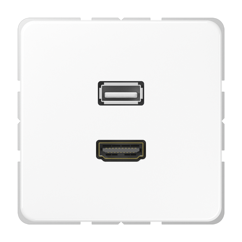 Изображение MACD1163WW  HDMI / USB 2.0 - завод JUNG
