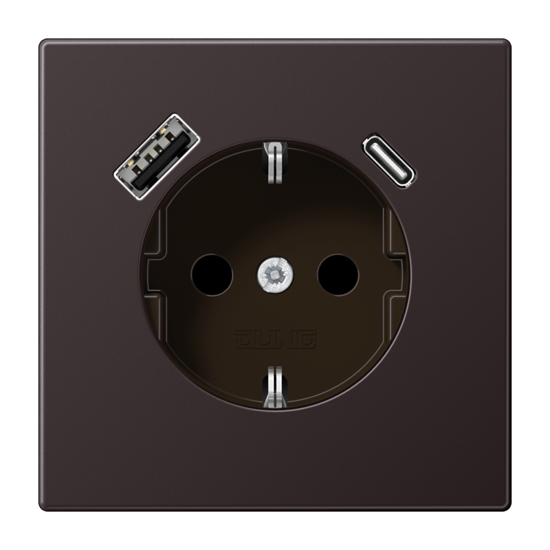 Изображение AL1520-15CAD  SCHUKO® socket with USB charger - завод JUNG