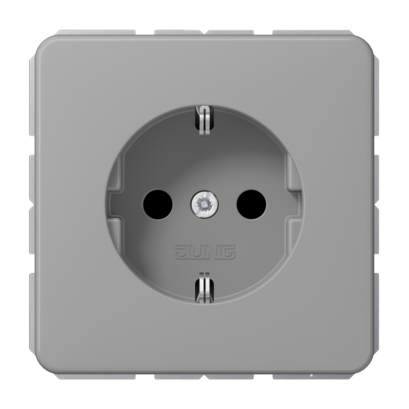 Изображение CD1521KIGR  SCHUKO®-розетка 16 A / 250 B ~ - завод JUNG