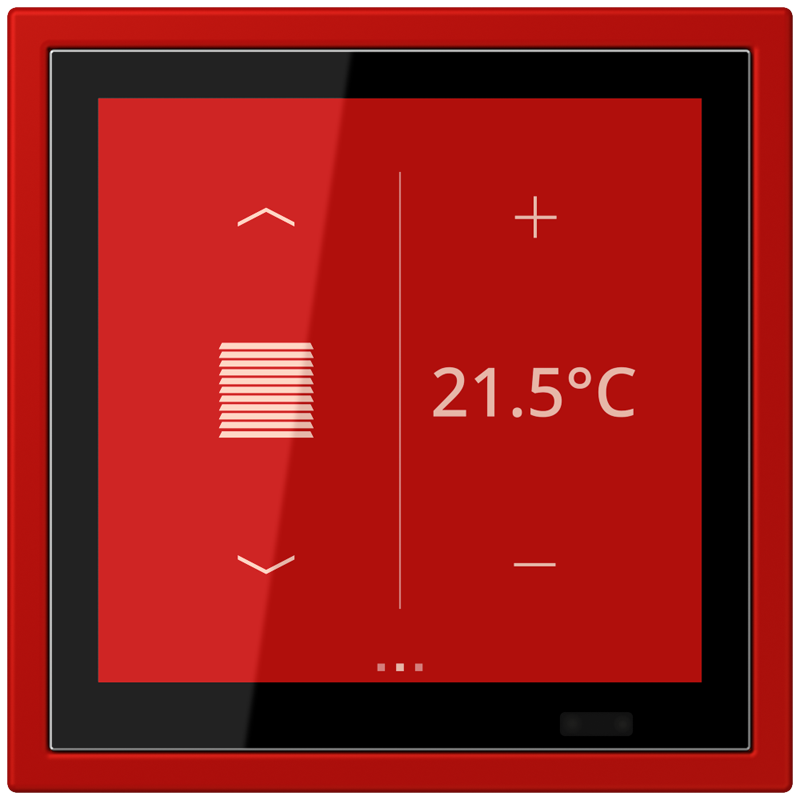 Изображение LCZ459BFD1S227  KNX комнатный контроллер LS TOUCH - завод JUNG