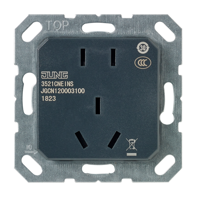 Изображение 3521CNEINS  Socket insert, Chinese system - завод JUNG